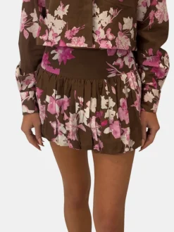 Alfy Bubble Hem Mini Skirt