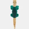 Alligator Mala Bite Earring