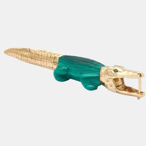 Alligator Mala Bite Earring