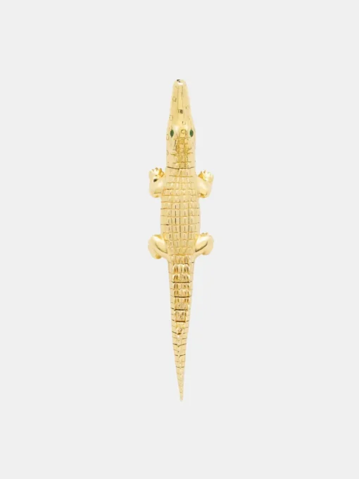 Alligator Yellow Gold Bite Ear