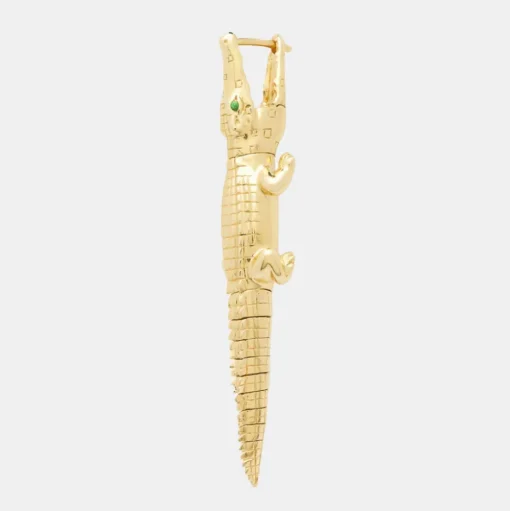 Alligator Yellow Gold Bite Ear