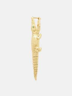 Alligator Yellow Gold Bite Ear