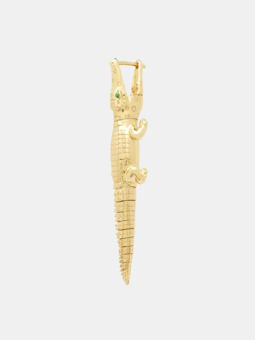 Alligator Yellow Gold Bite Ear