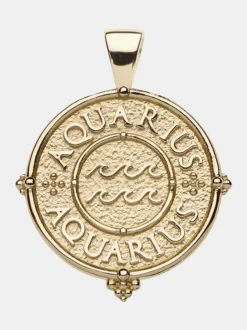Aquarius Zodiac Pendant