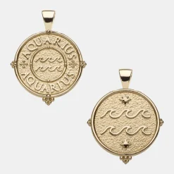 Aquarius Zodiac Pendant