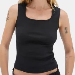 Ballet Cotton Rib Scoop Tank