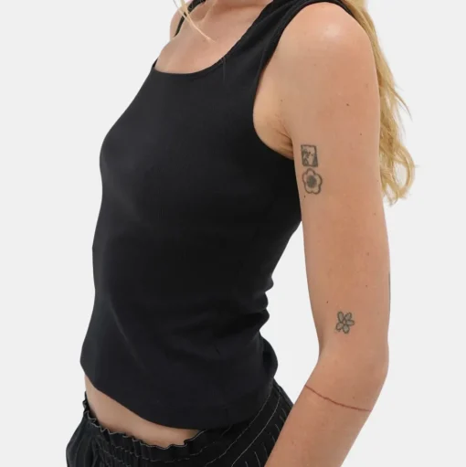 Ballet Cotton Rib Scoop Tank