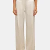 Barb Pleated High Waist Pant