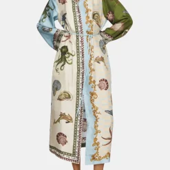 Bath House Silk Shirtdress