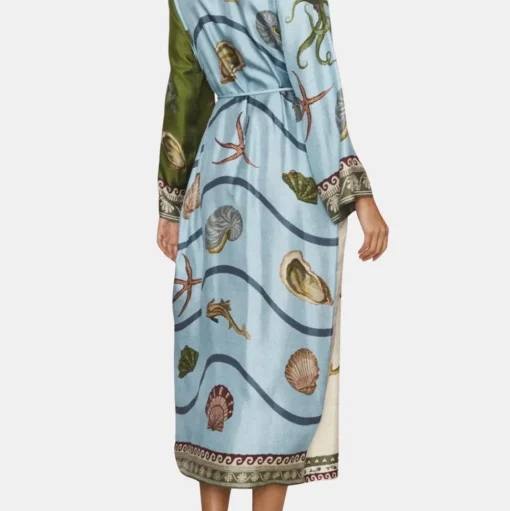 Bath House Silk Shirtdress