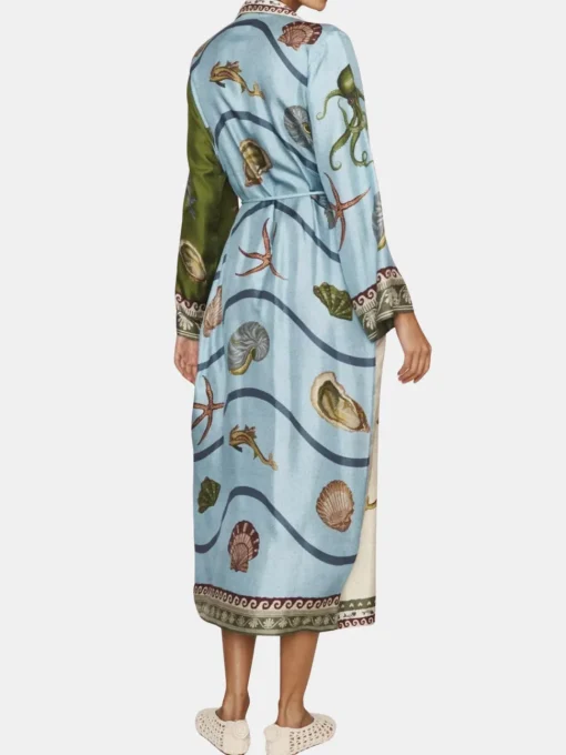 Bath House Silk Shirtdress
