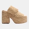Braided Raffia Platform