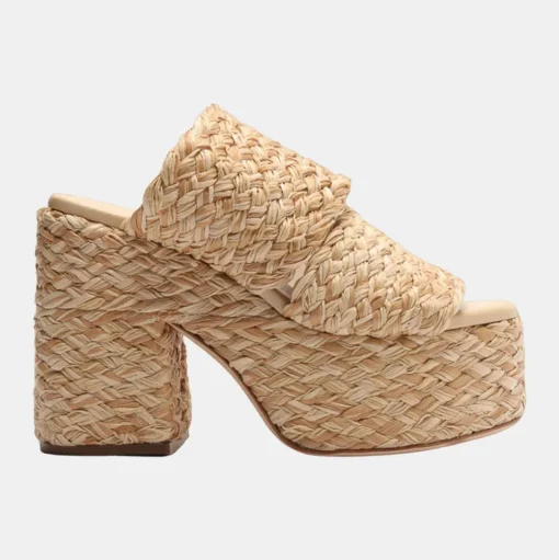 Braided Raffia Platform