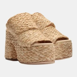 Braided Raffia Platform
