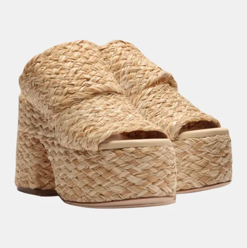 Braided Raffia Platform