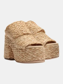 Braided Raffia Platform