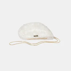 Bridget Pearl Oyster Clutch