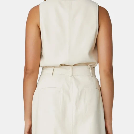 Britton Faux Leather Tank Top