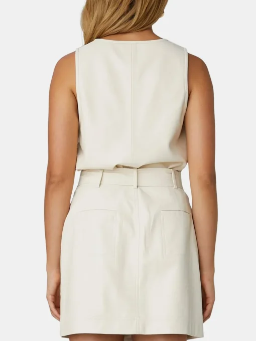 Britton Faux Leather Tank Top