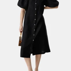 Bubble Linen Dress
