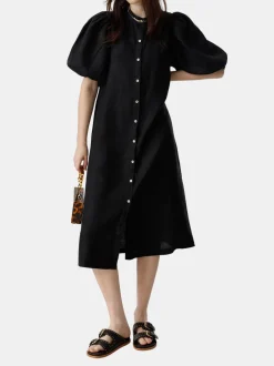 Bubble Linen Dress