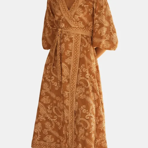Buta Maxi Wrap Dress