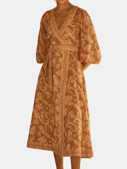 Buta Maxi Wrap Dress