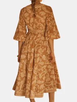 Buta Maxi Wrap Dress