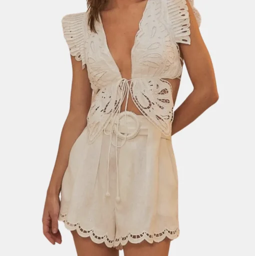 Butterfly Richelieu Blouse