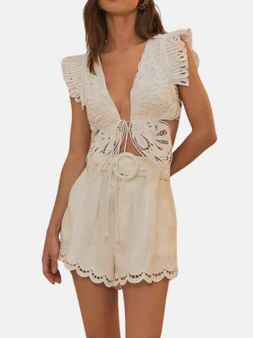 Butterfly Richelieu Blouse