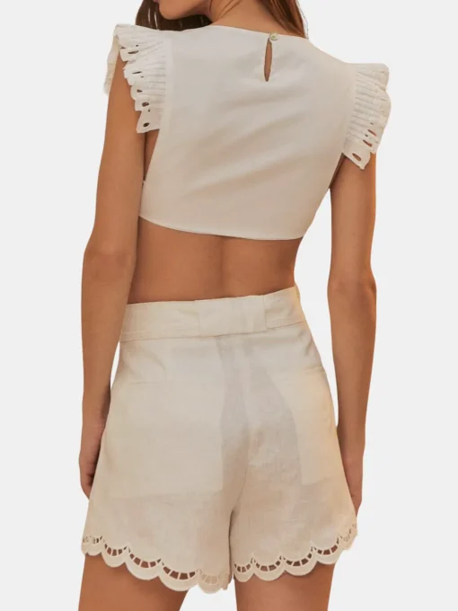 Butterfly Richelieu Blouse