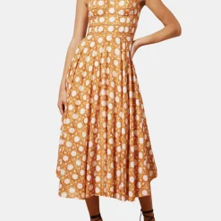 Cannage Midi Dress