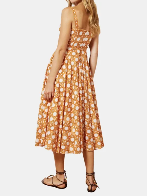 Cannage Midi Dress