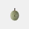 Carved Sea Urchin with Baguette Diamond