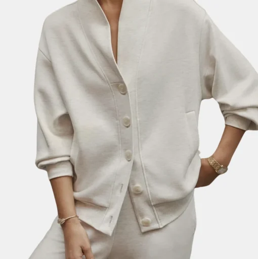 Celeste Button Through Sweatshirt