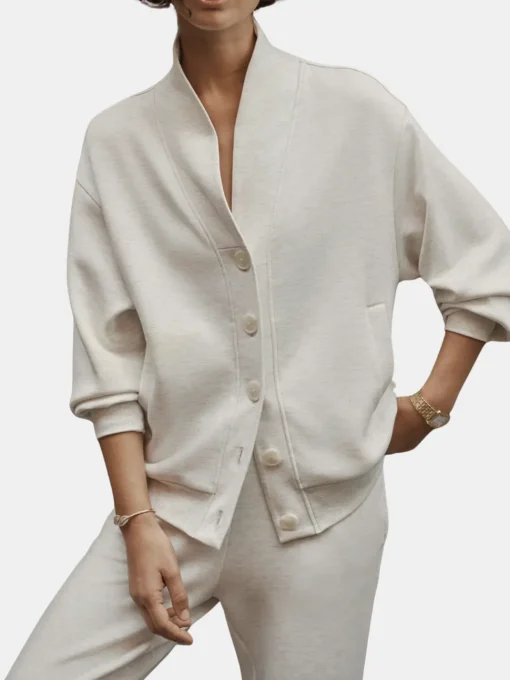 Celeste Button Through Sweatshirt