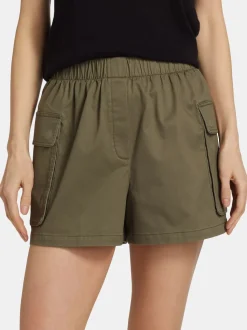 Cotton Twill Cargo Shorts