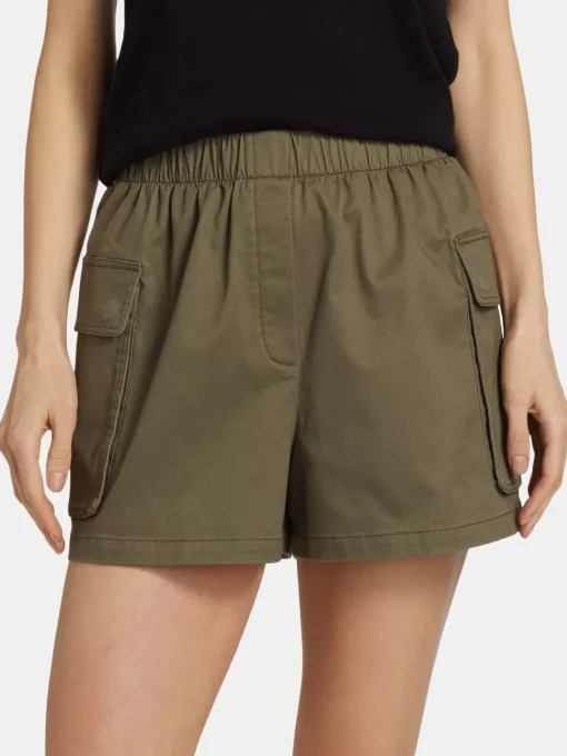 Cotton Twill Cargo Shorts