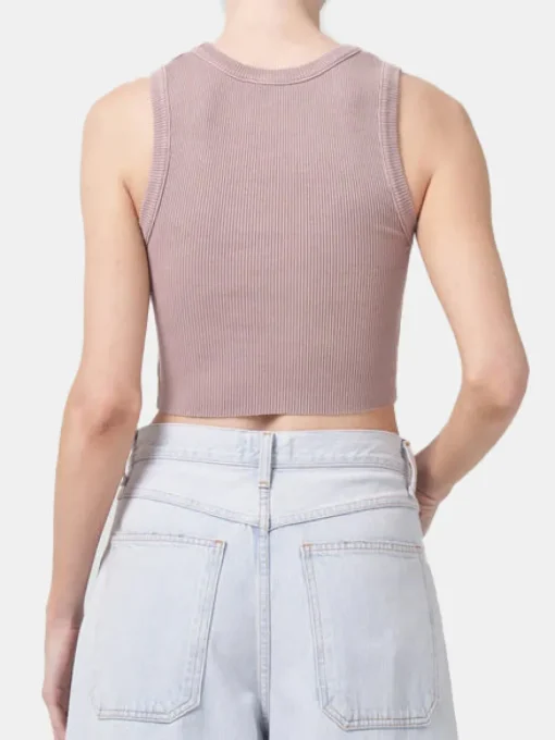 Cropped Poppy Tank