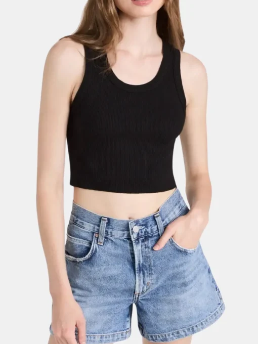 Cropped Poppy Tank