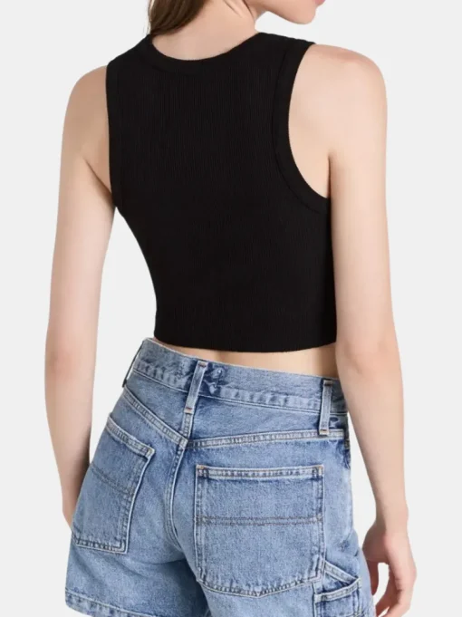 Cropped Poppy Tank