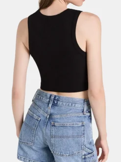 Cropped Poppy Tank