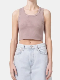 Cropped Poppy Tank