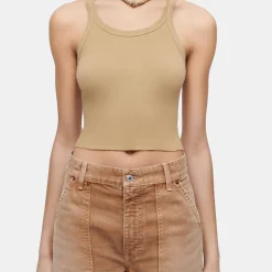 Cropped Ribbed Tank