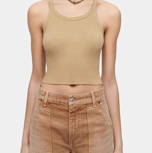 Cropped Ribbed Tank