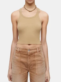 Cropped Ribbed Tank