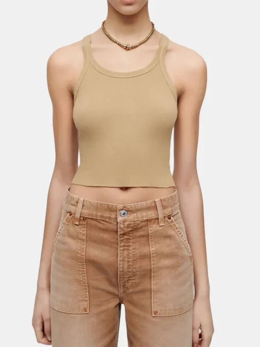 Cropped Ribbed Tank