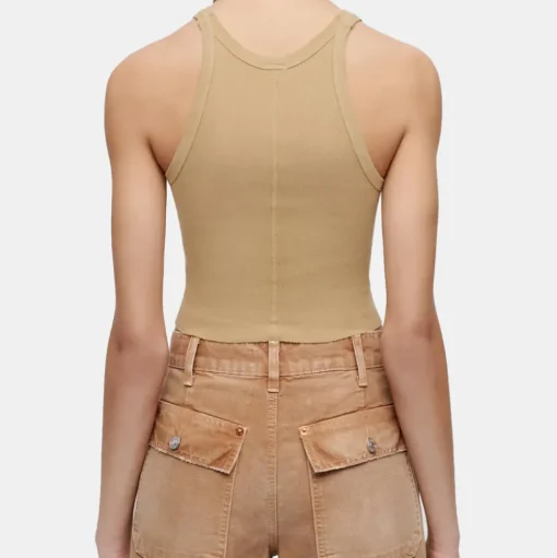 Cropped Ribbed Tank