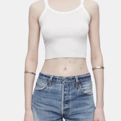 Cropped Ribbed Tank