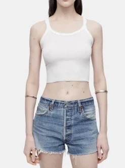 Cropped Ribbed Tank